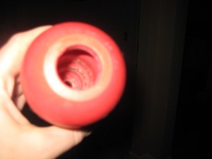 This is what the bottom of the Kong looks like